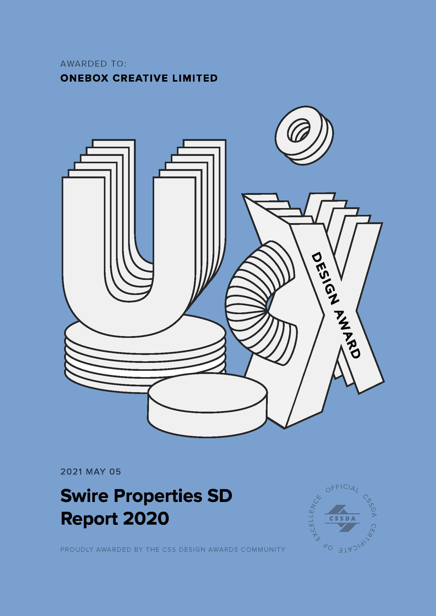 CSSD Award BEST UX DESIGN