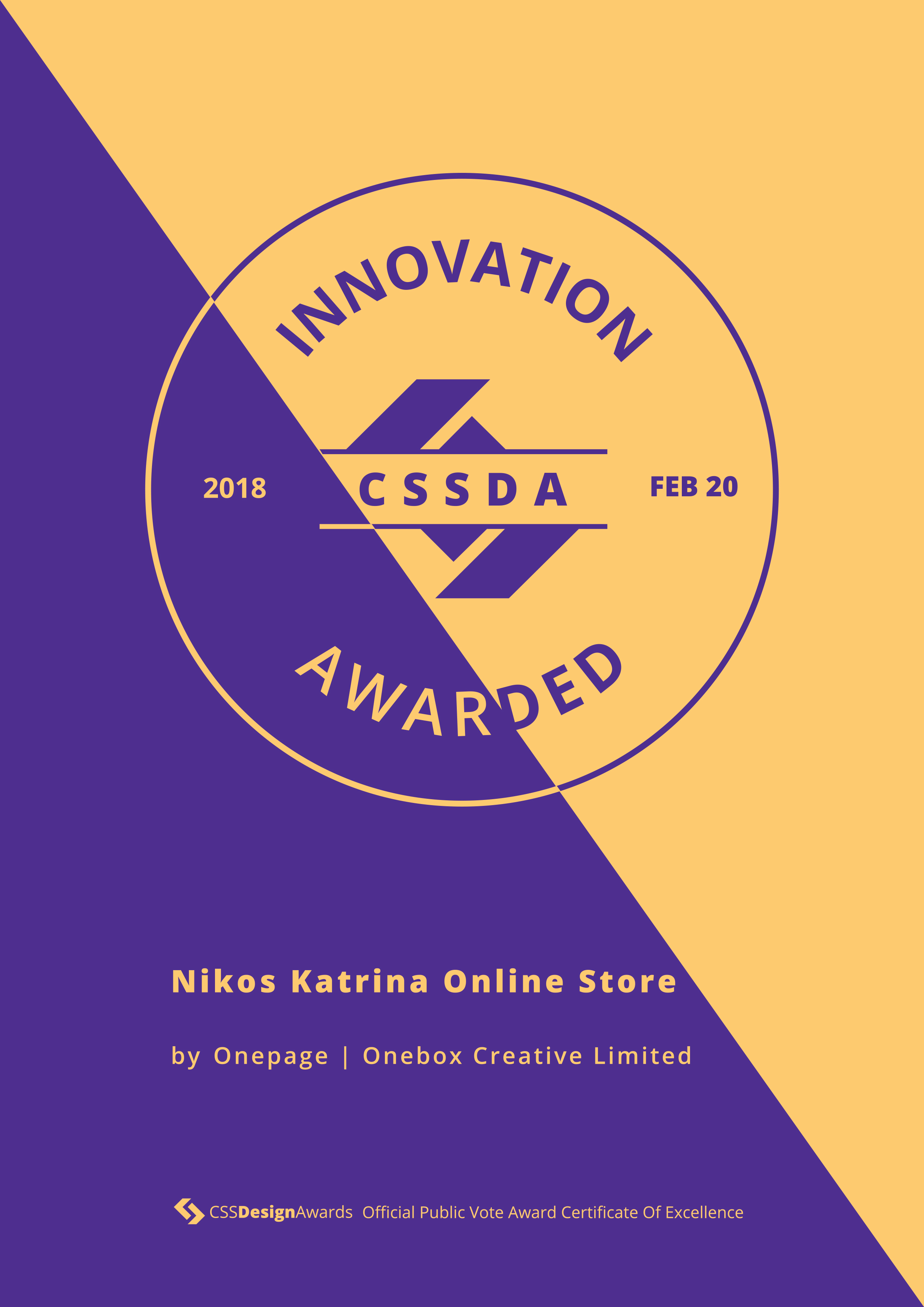 CSSD Award BEST INNOVATION