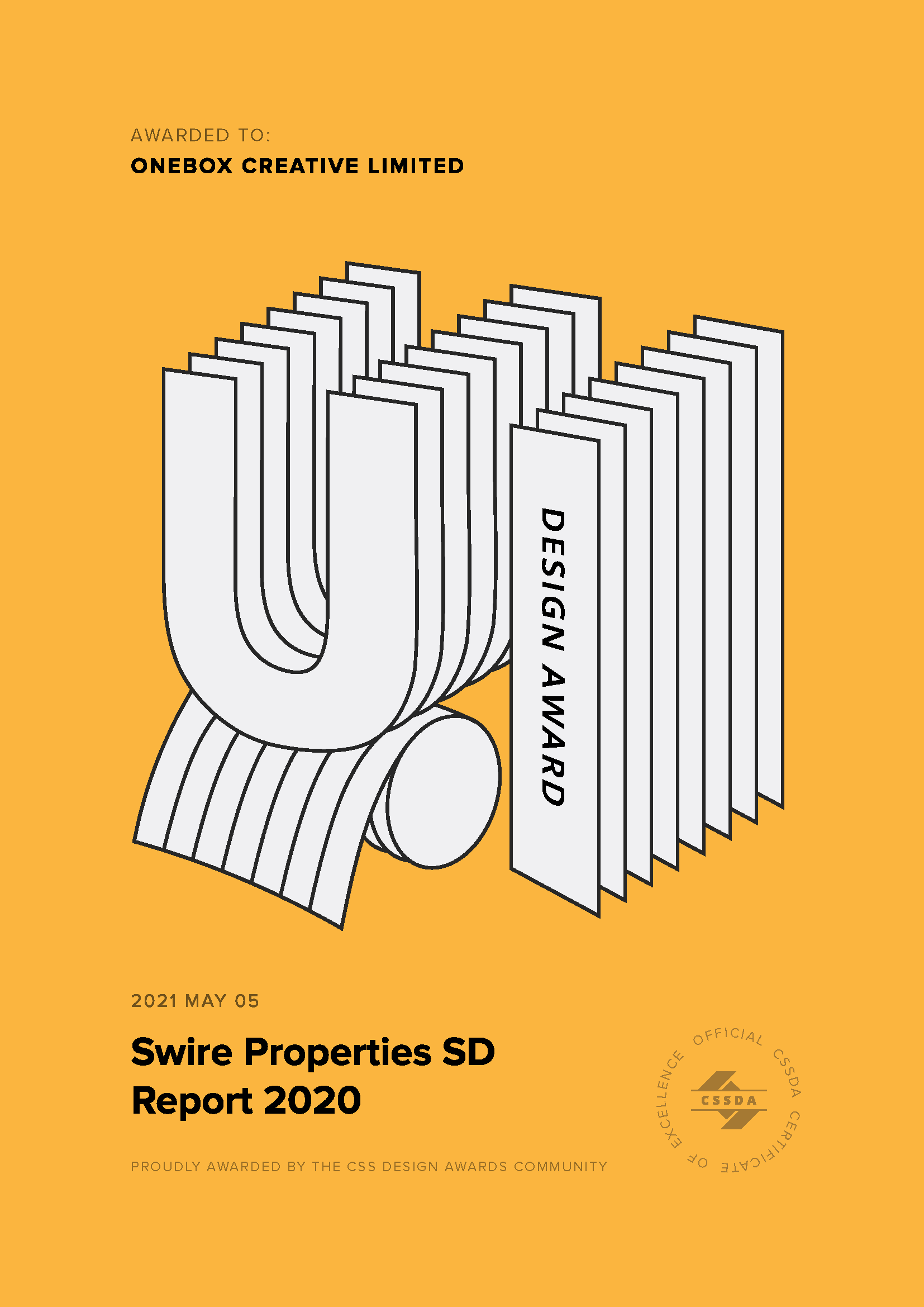 CSSD Award BEST UI DESIGN